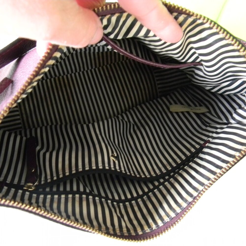 Kate Spade Purple Leather Shoulder Bag - Picture 8 of 9